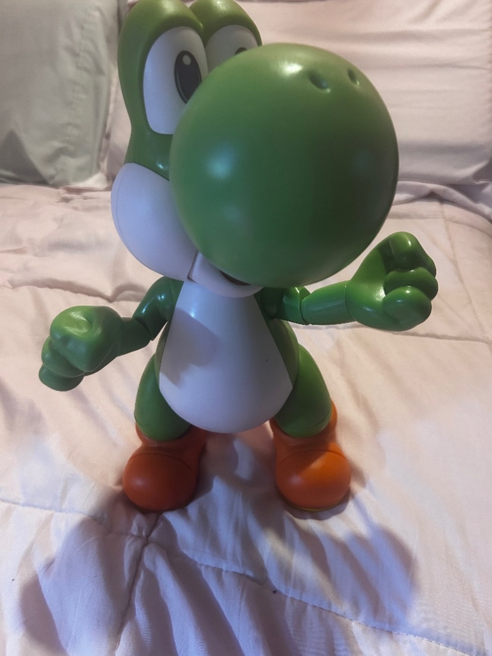 Yoshi talking figurine